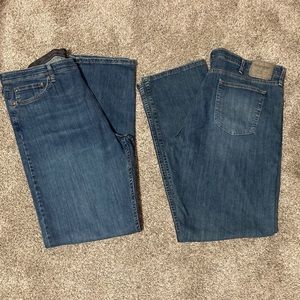 SET OF 2 WRANGLER MEN JEANS 38x34